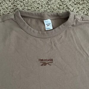 Reebok Men's Brown Short Sleeve Tee